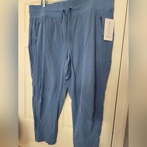 Athleta Womens Blue Trekkie North Jogger Hike Athleisure Zip Pockets 24 NWT
